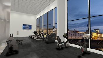 State-of-the-art fitness center